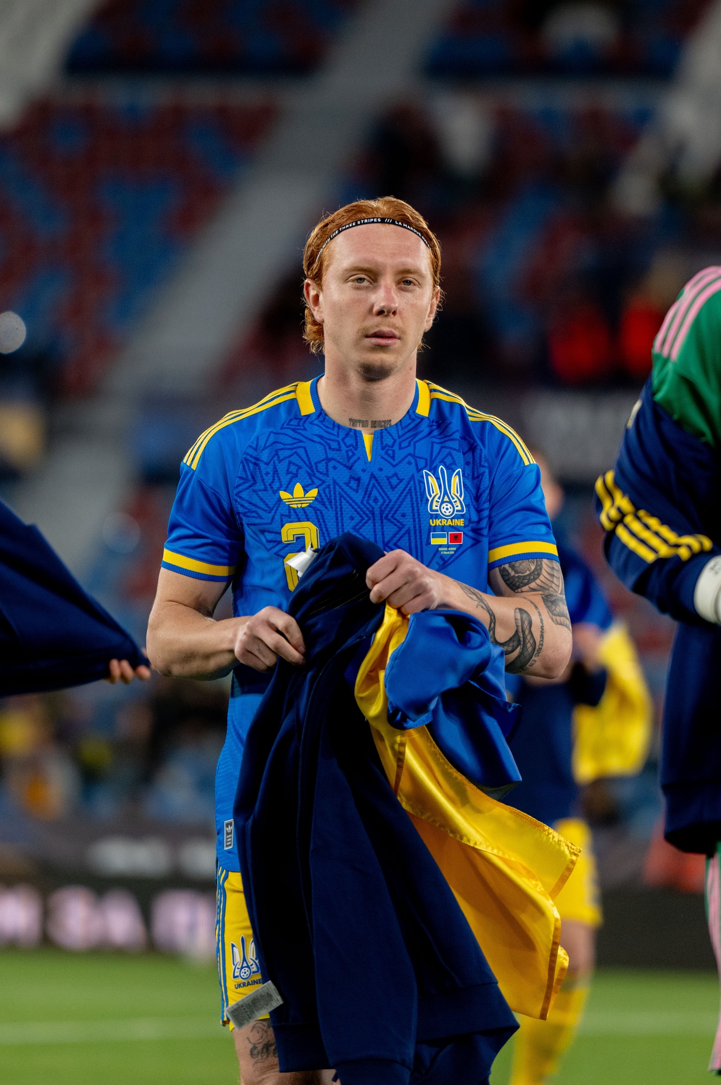 Футболка Коноплі з матчу Україна-Албанія (31.03.2026) Футболка Коноплі з матчу Україна-Албанія (31.03.2026)